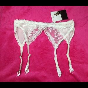Philippe Matignon Lace Garter Belt NWT - L